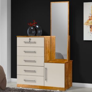 Cômoda JL 019 Cinamono/Off White - JL MÓVEIS