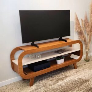 Rack até 60" Théo Cinamono/Off White - ARTELY