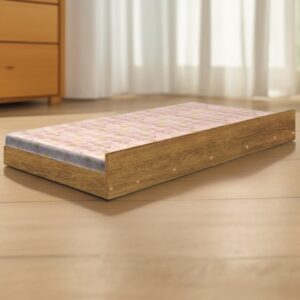 Cama Auxiliar Solteiro Amadeirado – TIGUS MÓVEIS