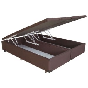 Base Box Queen Baú Corino Marrom – BIOSTAR