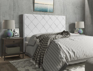 Cabeceira Solteiro Milão Corino Branco - ITALIAN FLEX