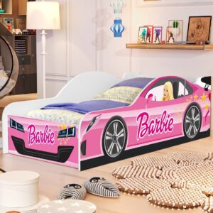 Cama Juvenil Carro (Menina) Barbie 15 - MADEC/VJ MÓVEIS