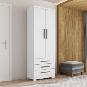 Guarda-Roupa Floripa 0,61 m Branco - RUDRACK