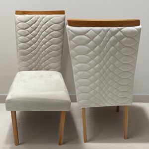 Kit 2 Cadeiras Hamburgo Mel/Bege - ART ASSENTOS