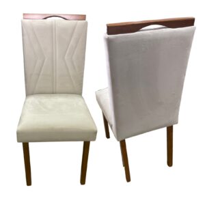 Kit 2 Cadeiras Londres Mel Bege – ART ASSENTOS