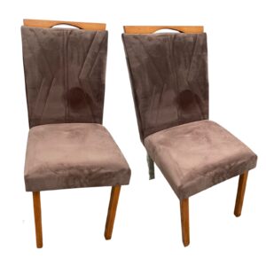 Kit 2 Cadeiras Londres Mel Marrom – ART ASSENTOS
