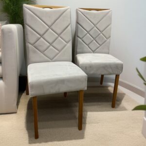 Kit 2 Cadeiras Malu Nature Prata – CLEFATOS DECOR