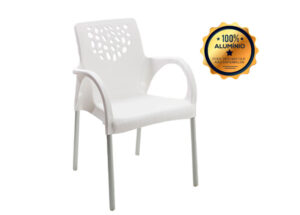 Poltrona Deluxe Branco - FORTE PLÁSTICO