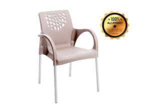 Poltrona Deluxe Nude - FORTE PLÁSTICO