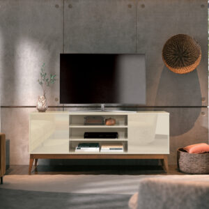 Rack até 65" Titan Off White – EDN MÓVEIS