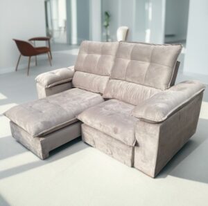 Sofá Retrátil e Reclinável Suíça 2,10 m Avelã – LEO DECOR