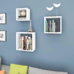 Trio de Nichos AM 3078 Branco - MOVELBENTO