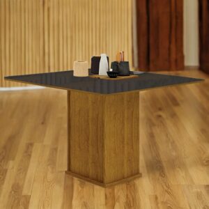 Mesa Napoli 90 Freijó/Chumbo - LEIFER