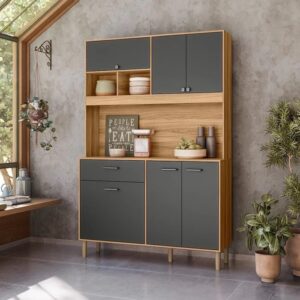 Kit Cozinha Erva Doce 120 Freijó/Chumbo - NICIOLI