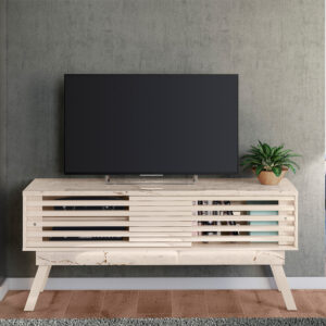 Bancada até 65" Frizz 1.5 Calacata/Off White - MADETEC