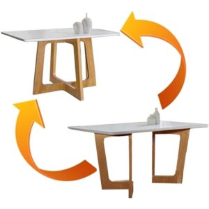 Mesa Dubai 120 (Tampo Smart) Cinamono/Off White – CEL MÓVEIS