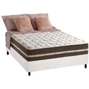 Colchão Casal Molas ensacadas + Base Box Simples