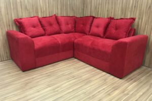 Sofá Canto Belo Vermelho
