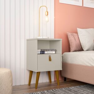 Mesa de Cabeceira Búzios Off White - LINEA BRASIL