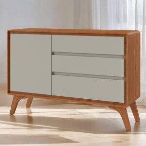 Buffet Sinus 1,20 m Naturale/Off White - MAVAULAR