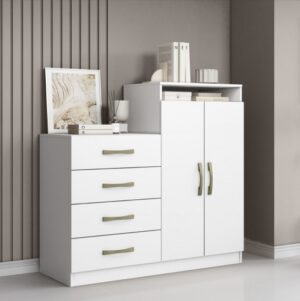 Cômoda Londres Branco - ARAMÓVEIS