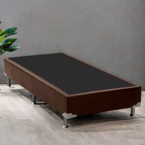 Base Box Solteiro Simples Avalon Corino Marrom – AVALON COLCHÕES