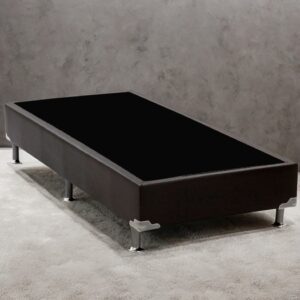 Base Box Solteiro Simples Avalon Corino Preto – AVALON COLCHÕES