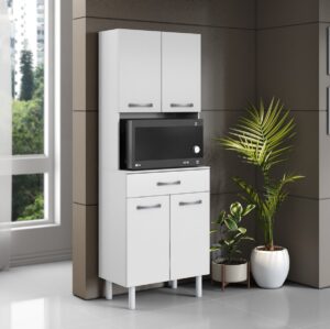 Paneleiro/Kit Cozinha 4P1G Balli Branco - ARAMÓVEIS