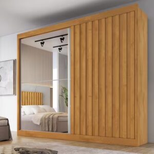 Guarda-Roupa 2 Portas Atlanta 2,06 m Peroba - MÓVEIS EUROPA