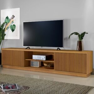 Rack até 75" Arezzo Ripado/Naturale - MAVAULAR