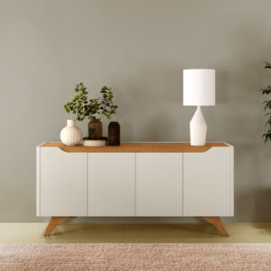 Buffet Atenas Off White/Naturale - MAVAULAR