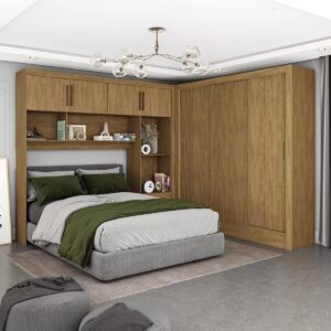 Modulado 4 Portas + Guarda-Roupa 3 Portas Dubai/Santiago Cinamono – CARIOCA MÓVEIS