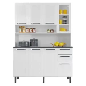 Armário de Cozinha Florença 8 Portas 2 Gavetas Itatiaia